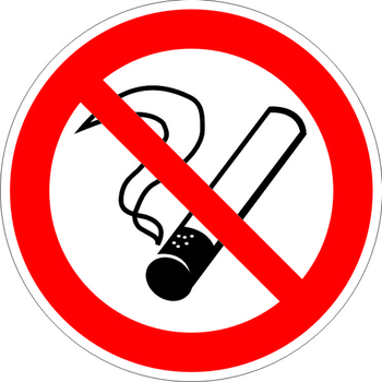 P01 запрещается курить (пленка, 200х200 мм) - Знаки безопасности - Запрещающие знаки - магазин "Охрана труда и Техника безопасности"